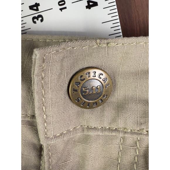 5.11 Tactical Series Utilty Pants Taclite Pro Ripstop Khaki Tan Mens 40x32 74273 - Picture 3 of 9